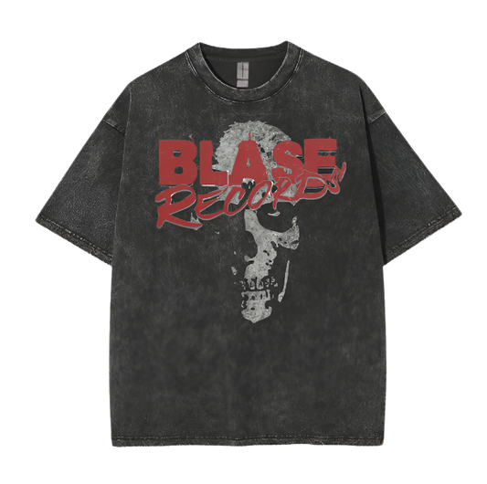 Blasé Records Skull T-shirt