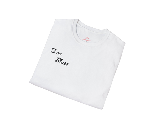 Too Blasé White T-Shirt